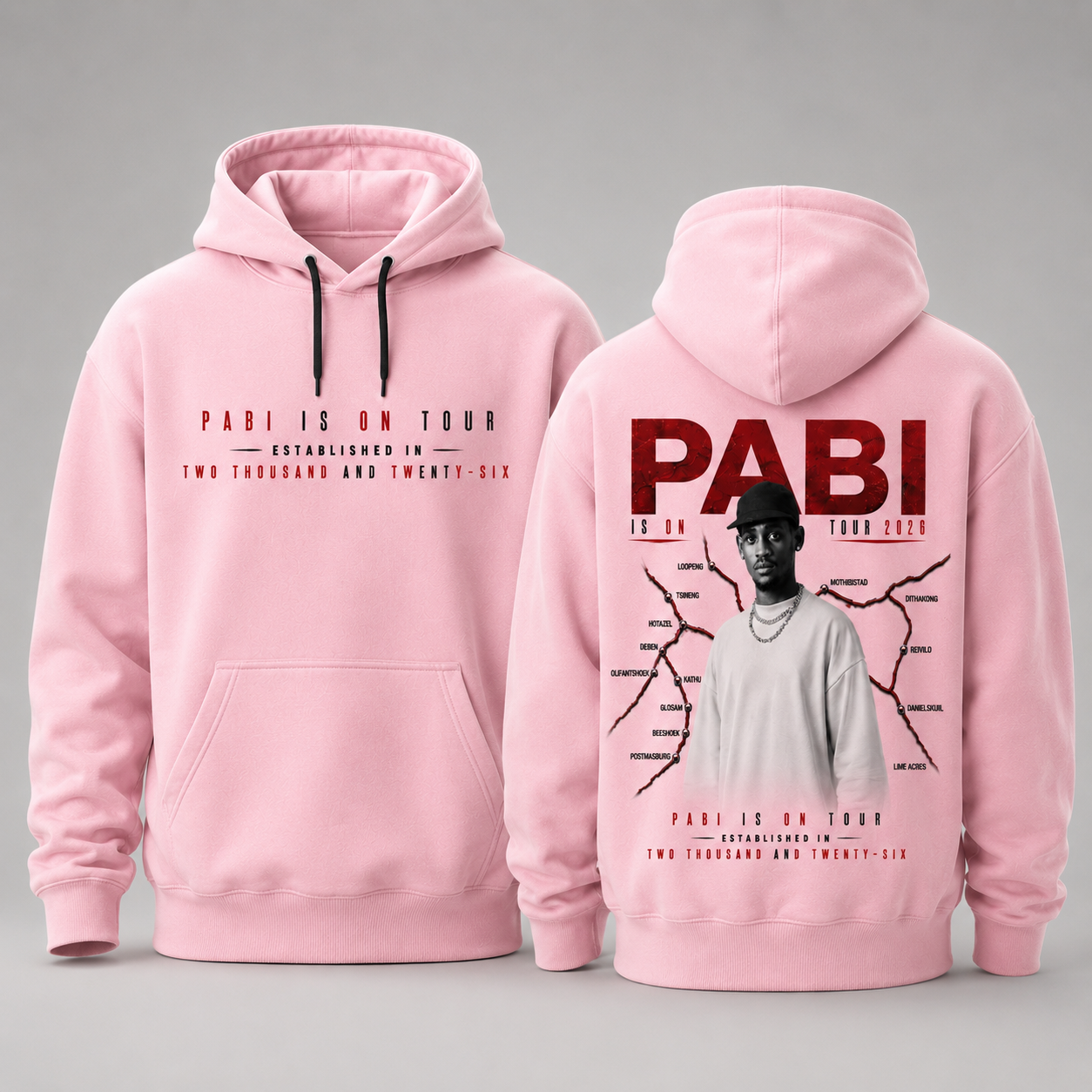 PABI IS ON TOUR 2026 Limited Edition Hoodie – Blue