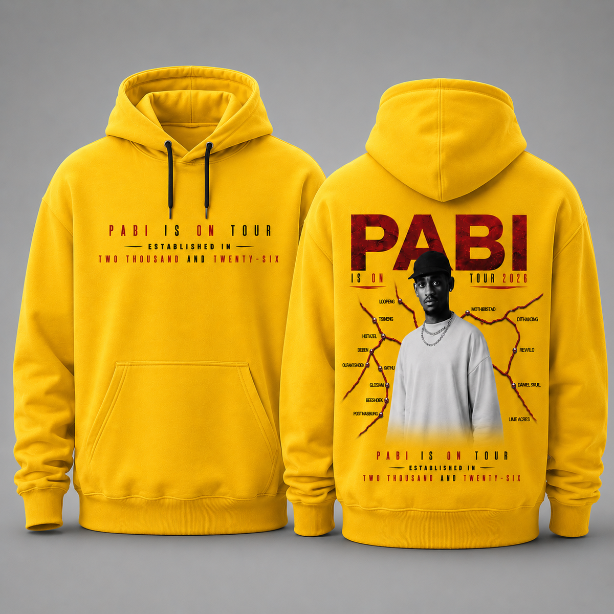PABI IS ON TOUR 2026 Limited Edition Hoodie – Blue